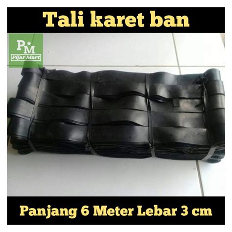 Jual Tali Karet Elastis Panjang 6 Meter Tali Karet Ban Tali Ikat