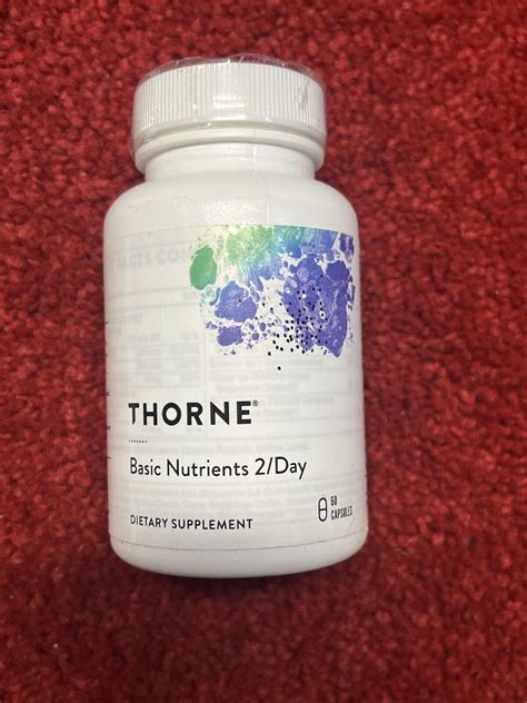 Thorne Research Basic Nutrients Multivitamin Capsules 60 Count For