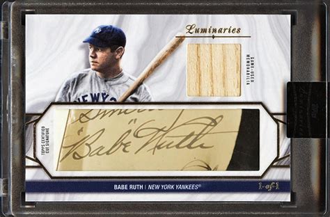 Babe Ruth 2022 Topps Luminaries Cut Signature Likely Isn T Genuine