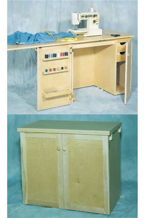 Sewing Cabinet Plans Table Machine Storage - WoodWorking Projects & Plans