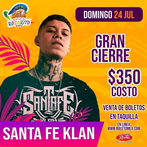 Santa F Klan En La Feria De Rosarito Tijuana Eventos Conciertos