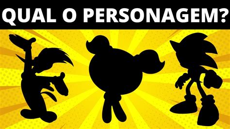 ADIVINHE O PERSONAGEM PELA SOMBRA Desenhos E Filmes Animados YouTube