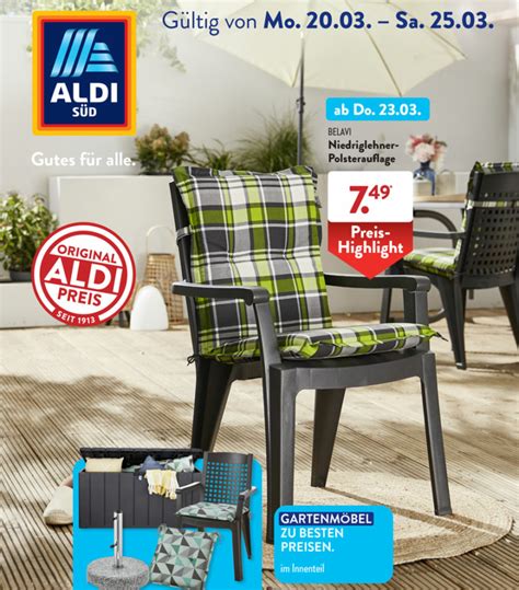 ALDI Nord Süd Gartenstuhl Angebote Wann geht es los