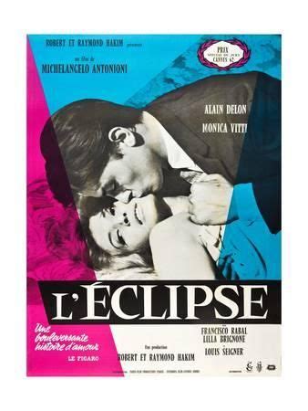 Eclipse Aka L Eclisse Alain Delon Monica Vitti On French Poster