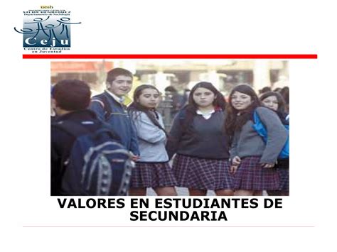 Valores En Los Jóvenes Ppt Descarga Gratuita