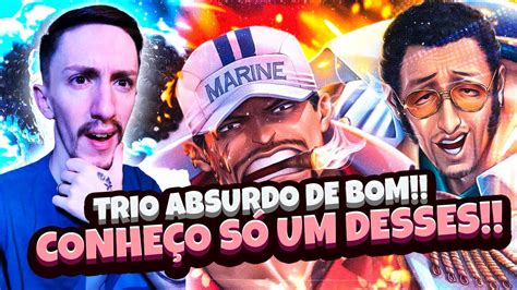 Reagindo Ao Faces Da Justi A Almirantes One Piece Kaito Ft