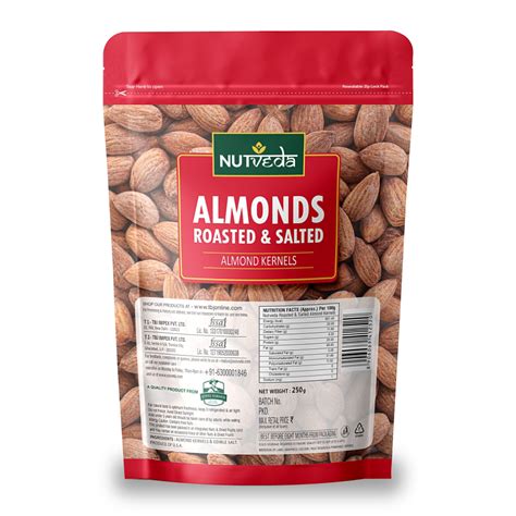 Roasted Salted Almonds G Welcome To Nutveda