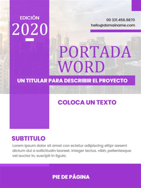 Portadas Para Word Plantillas Editables Gratis Lockscreen