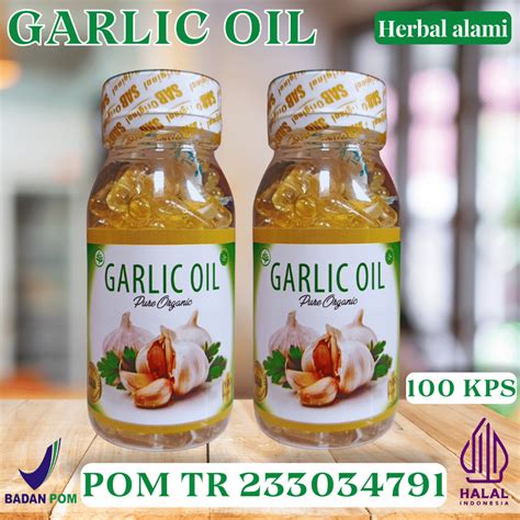 Jual Garlic Oil Isi Sab Minyak Bawang Kemasan Baru