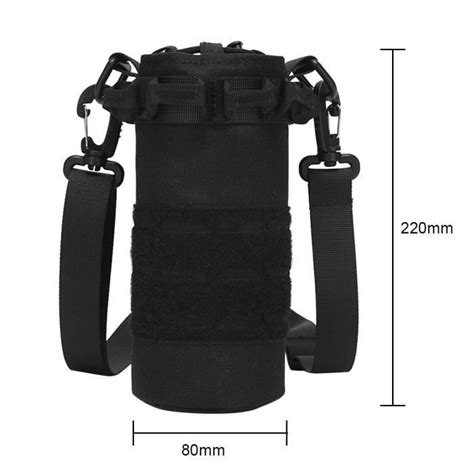 Gourde Bouteille Isotherme Sac Eau Tactique Militaire Molle En