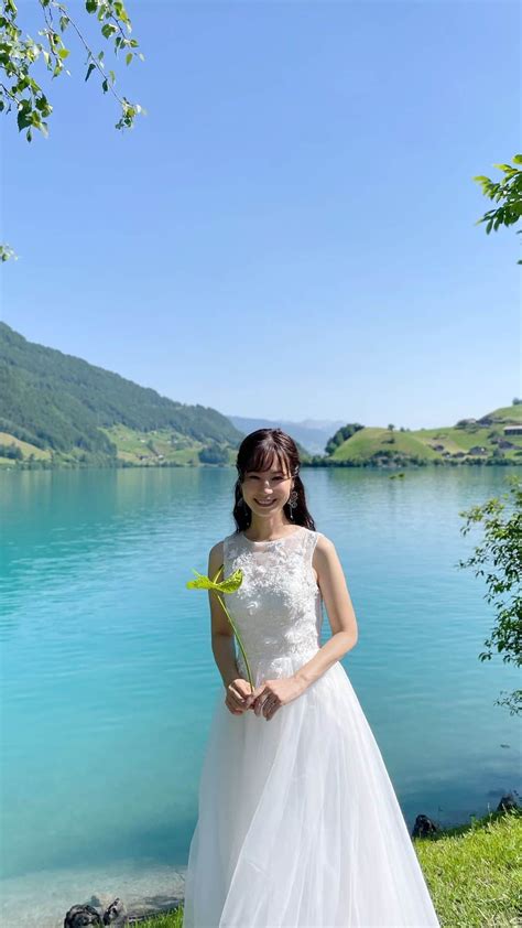 伊藤沙織さんのインスタグラム動画 伊藤沙織instagram 「2nd Anniversary In Switzerland🇨🇭」6月