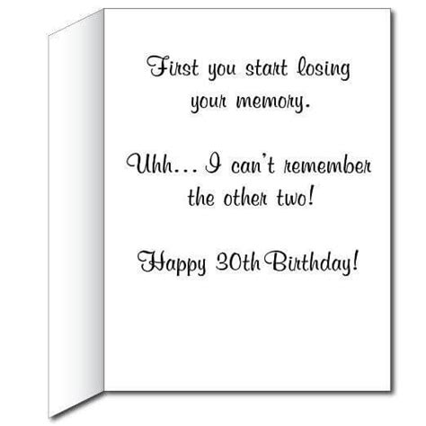 Large 30th Birthday Greeting Card Victorystore