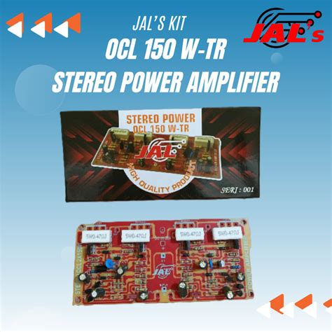 Jual Kit Power Amplifier Stereo Super Ocl X Watt Shopee Indonesia