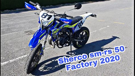 Présentation de ma 50cc Sherco sm r Factory 2020 YouTube