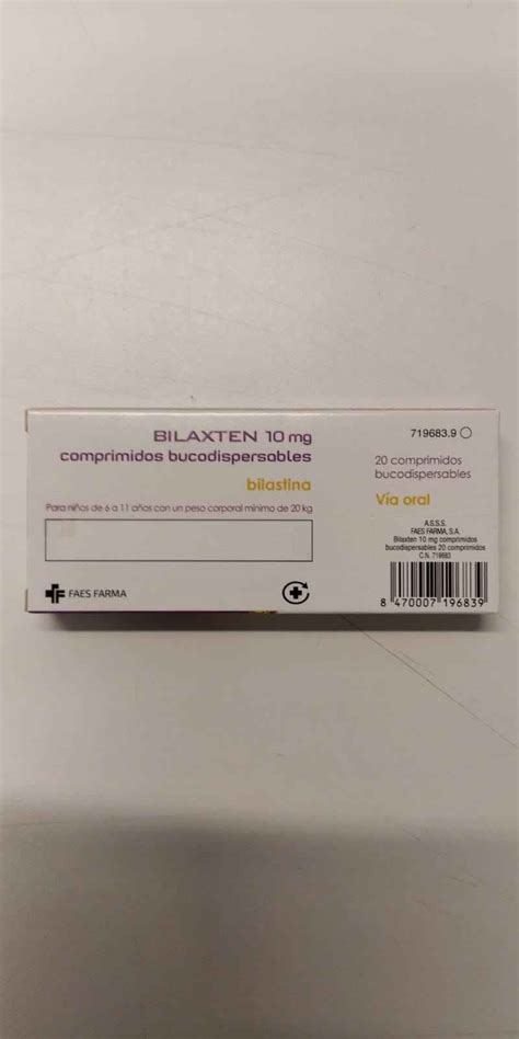 比拉斯汀口腔崩解片 Bilastine Orally Disintegrating Tabletsopexa Bilaxten