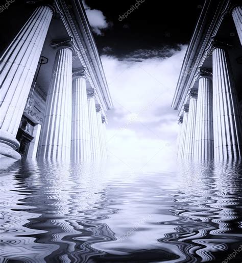 Greek pillars — Stock Photo © arosoft #84146888