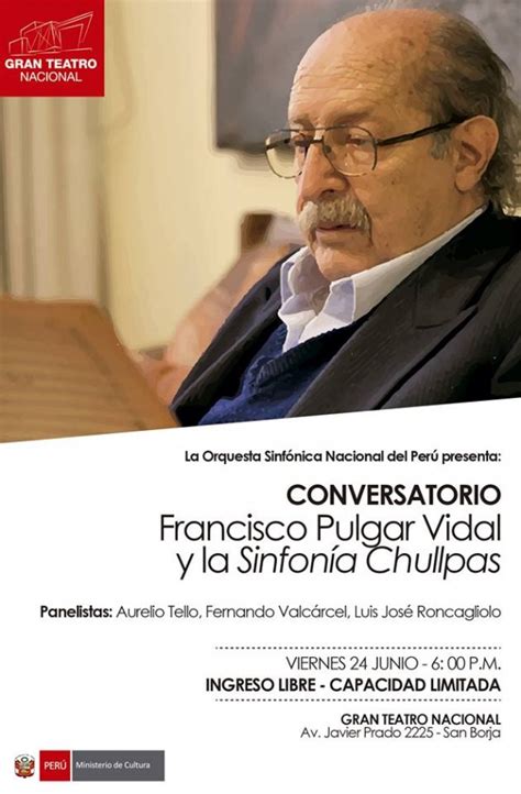 INFOARTES CONVERSATORIO Francisco Pulgar Vidal y la Sinfonía Chulpas