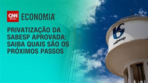 Privatização da Sabesp aprovada saiba quais são os próximos passos