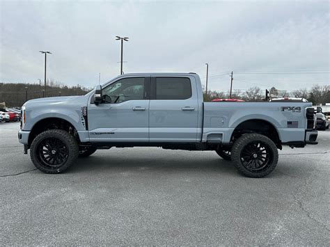 2024 Glacier Gray F 250 Super Duty Covert Edition Leveled On 35s