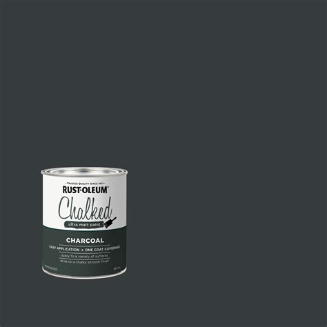 Rust Oleum 887ml Charcoal Chalked Ultra Matt Paint Bunnings New Zealand