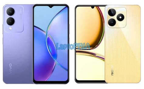 Duel Vivo Y17s Vs Realme C53 NFC Harga Sama Mending Mana Laptophia