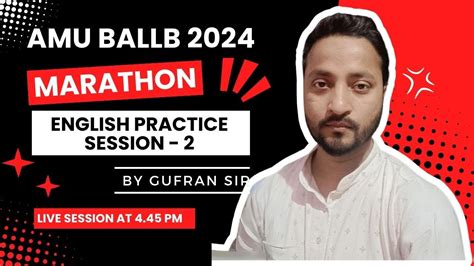 Amu Ballb English Marathon Grammar Session Youtube