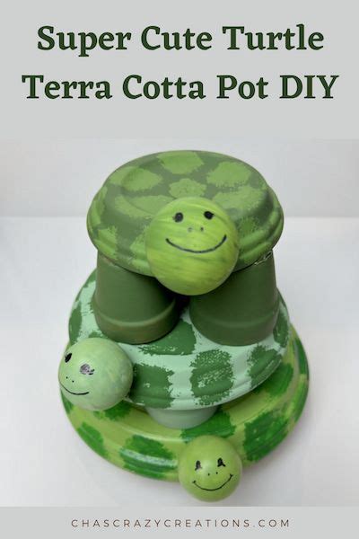 Super Cute Turtle Terra Cotta Pot Diy For Your Home Chas Crazy