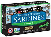 Skinless Boneless Sardines In Olive Oil With Omega Crown Prince Inc