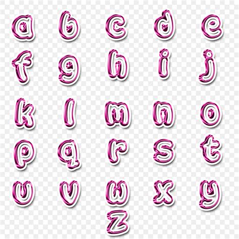 Cute Bubble Letters Of The Alphabet