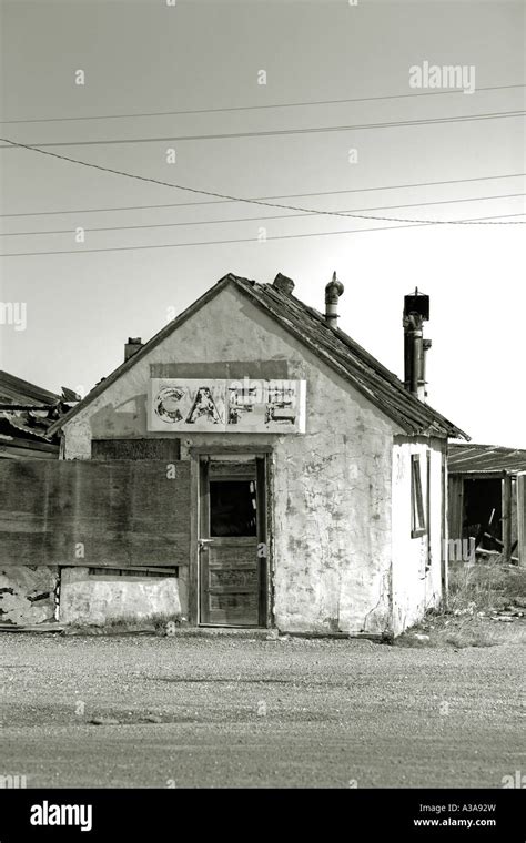 Buildings in town of Orla, Texas Stock Photo - Alamy