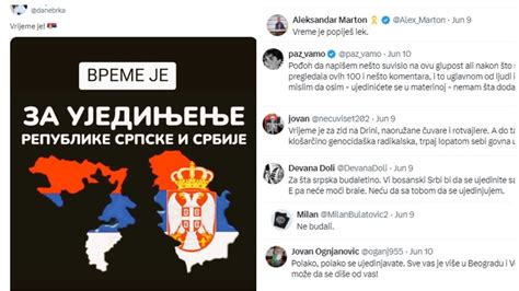 Mladić iz RS na X u pozvao na ujedinjenje korisnici iz Srbije ga