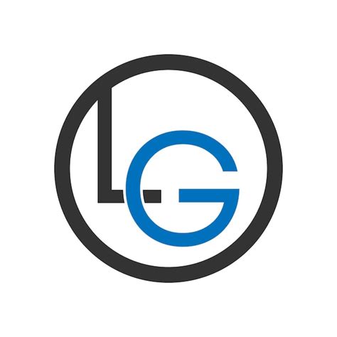 Dise O Del Logotipo De Lg Vector Premium