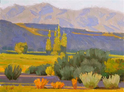 Simon Lok “ordinary Scene” Oil On Panel 6″ X 8″ 900 California