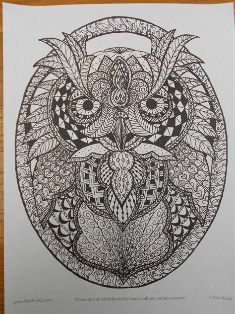 Zentangle Owl Doodle Inspiration Zentangle Geometric Tattoo