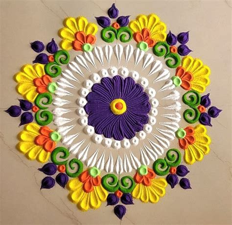 Pin By Shweta On Rangoli In 2024 Easy Rangoli Designs Videos Easy