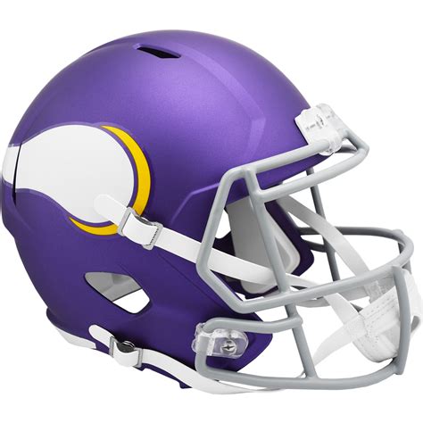 Minnesota Vikings Helmet Riddell Replica Full Size Speed Style On-Field ...