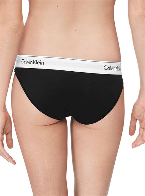 CALZÓN ALGODÓN MUJER CALVIN KLEIN NEGRO BIKINI