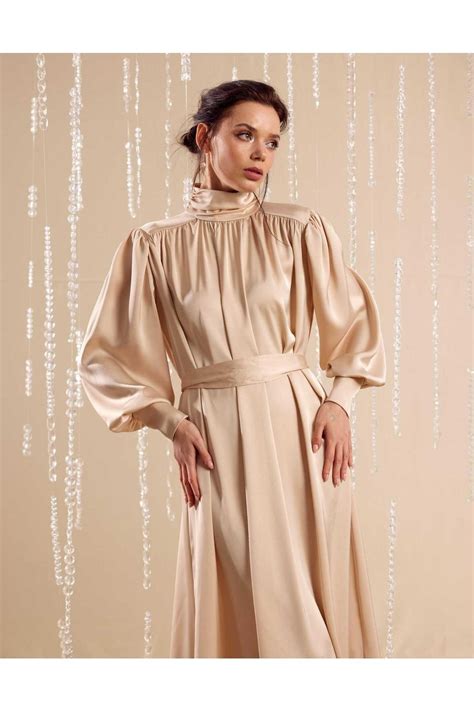 Emnora B Zg L Saten Abiye Elbise Nude Fiyat Yorumlar Trendyol