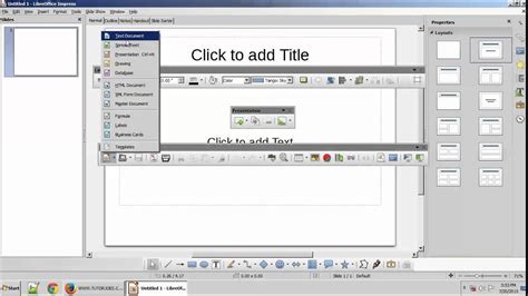 How To Open And Parts Of LibreOffice Impress YouTube