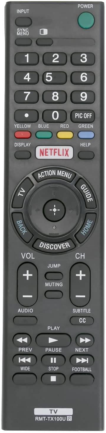 Rmt Tx U Replace Remote Applicable For Sony Tv Kdl W C Kdl