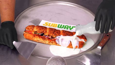 Subway How To Make A Chicken Teriyaki Sandwich To Ice Cream Rolls