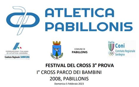 Cross Di Pabillonis Il Programma Atletica Sardegna