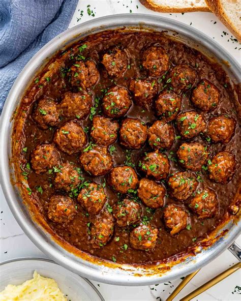 Salisbury Steak Meatballs Jo Cooks