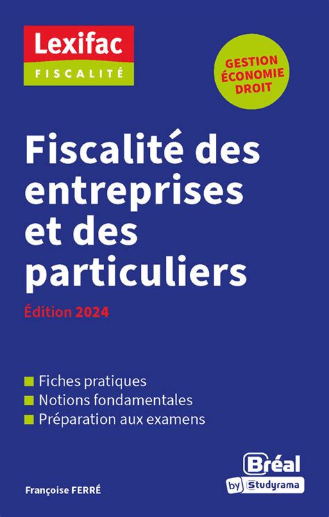 Fiscalité Des Entreprises Et Des Particuliers Édition 2024