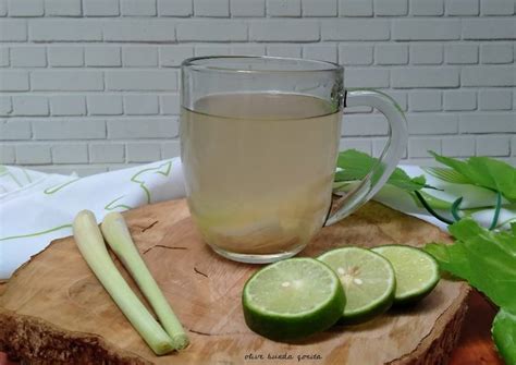 Tutorial Mengolah Wedang Sereh Jeruk Nipis Minuman Penghilang Dahak