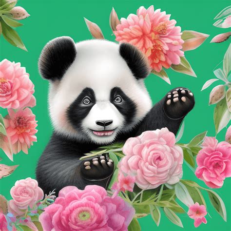 Highly Detailed Baby Pandas Graphic · Creative Fabrica