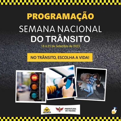 Prefeitura de Viçosa Semana Nacional de Trânsito é celebrado no município