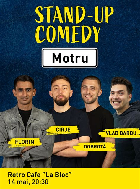 Bilete Motru Stand up comedy cu Cîrje Florin Dobrotă și Vlad Barbu