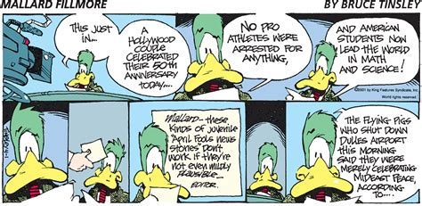 Mallard Fillmore Comic Strip 2001-04-01 | Comics Kingdom