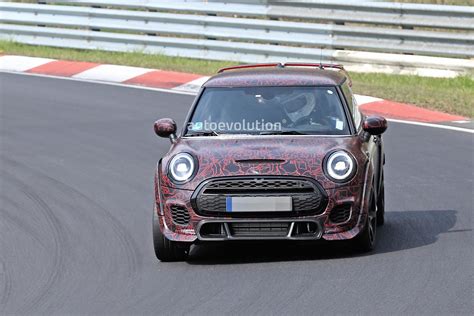 Red Hot Mini John Cooper Works Gp Spied Looks Like Rocket Bunny Tuning